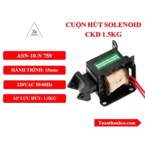 [1.5KG] Cuộn Hút Solenoid CKD 220VAC - AS-10-N 759 1.5KG