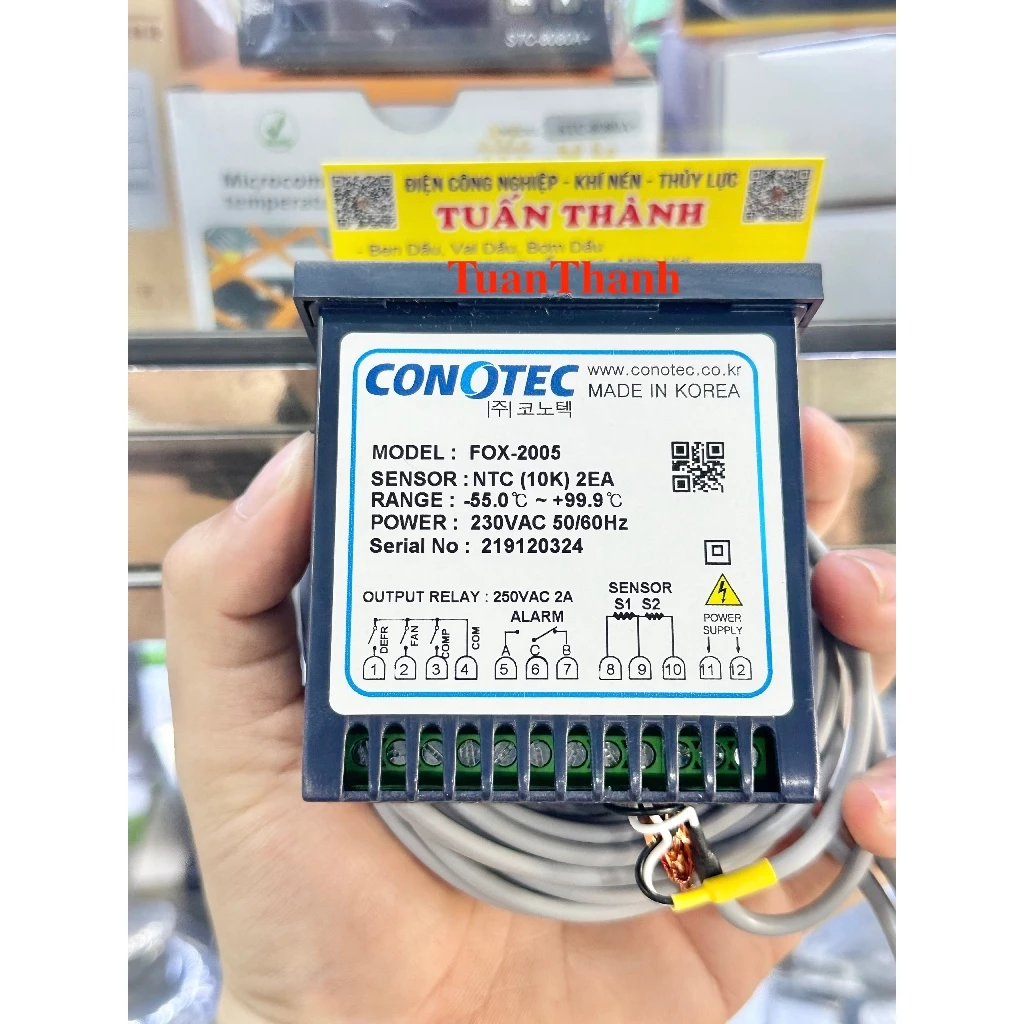 Bộ Điều Khiển Nhiệt Độ CONOTEC FOX-2005 (-55 Đến 99.9°C) - Ảnh 4