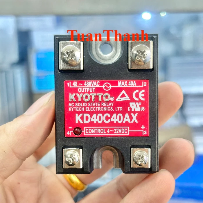 Rơle Bán Dẫn SSR 1 Pha 40DA KD40C40AX KYOTTO - Ảnh 2