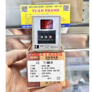Timer Hẹn Giờ 2 Chế Độ A/B AH3-DM Hiệu BERM (TẶNG ĐẾ)