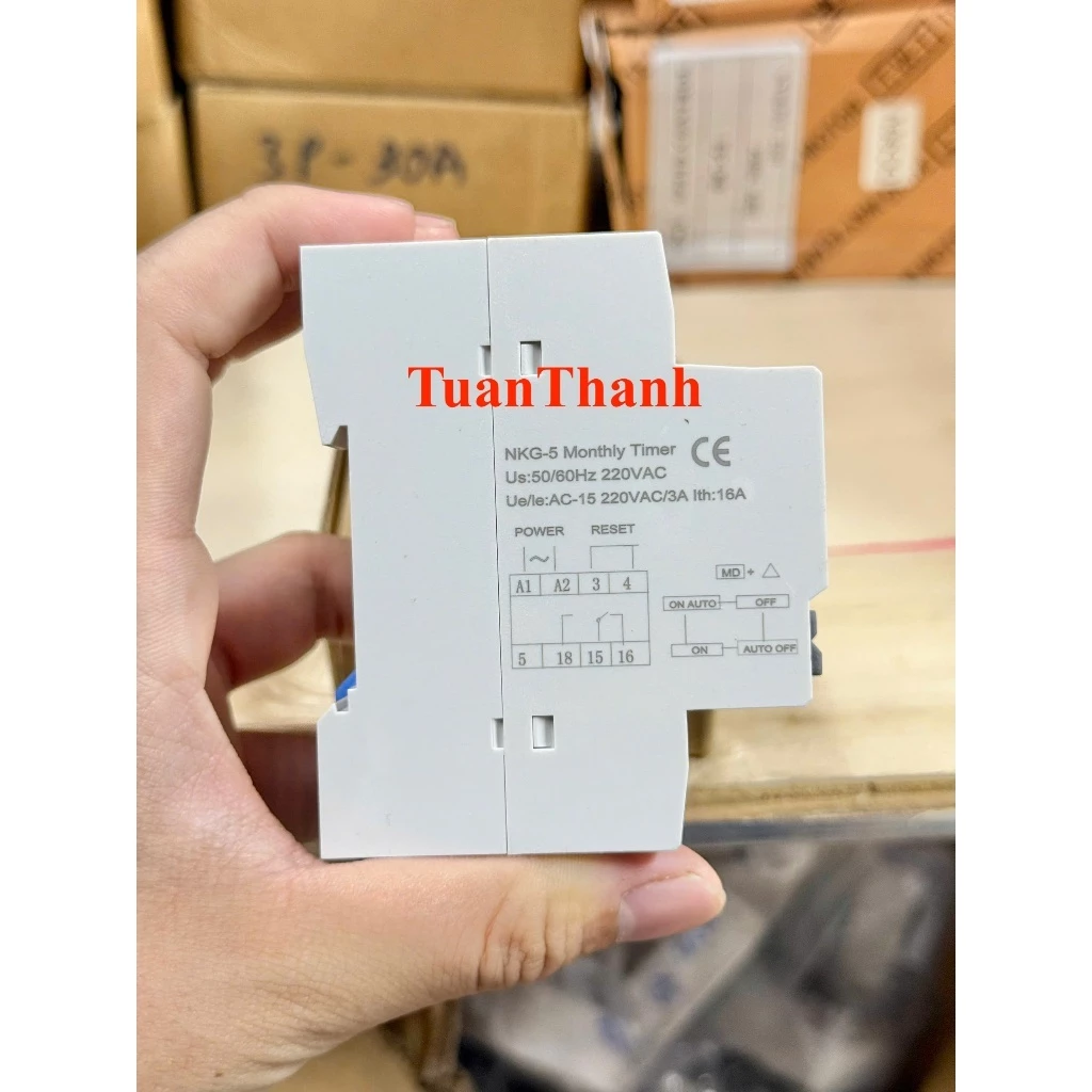 Công Tắc Hẹn Giờ Chu Kỳ Tháng NKG-5 Hiệu ALION - Ảnh 5