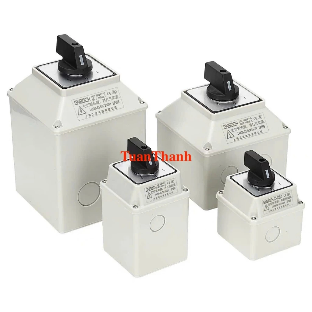 Công Tắc Chuyển Mạch 63A Có Hộp Kín Nước LW26-63/3 H - Ảnh 7