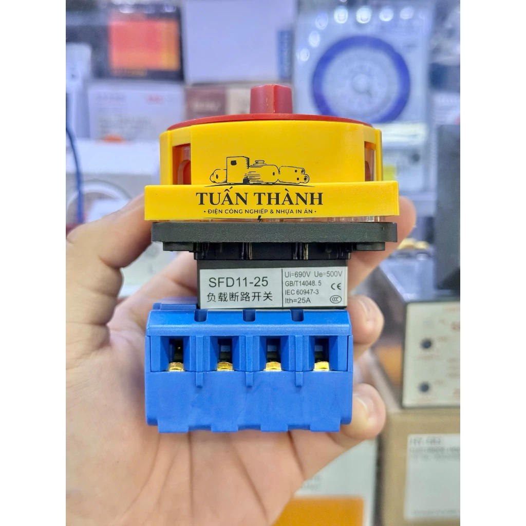 Công Tắc Nguồn ON-OFF 4 Pha 25A SFD11-25A 4P - Ảnh 3